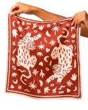 Apaszka Red Tigers 100% jedwab