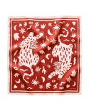 Apaszka Red Tigers 100% jedwab