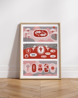 Plakat Czerwona Góra