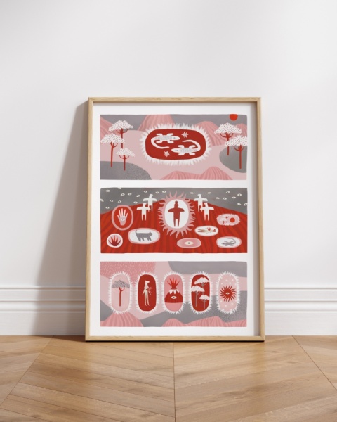 Plakat Czerwona Góra