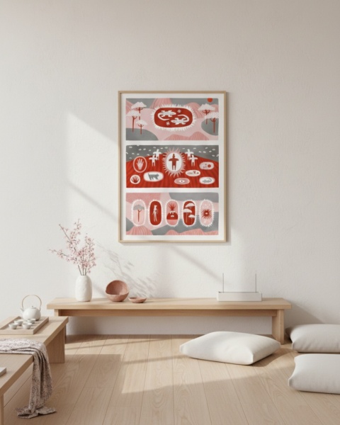 Plakat Czerwona Góra