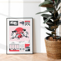 Plakat HERMANAS Pink 50x70 cm