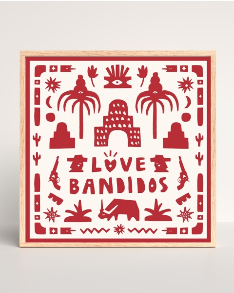 Plakat Love Bandidos (red)