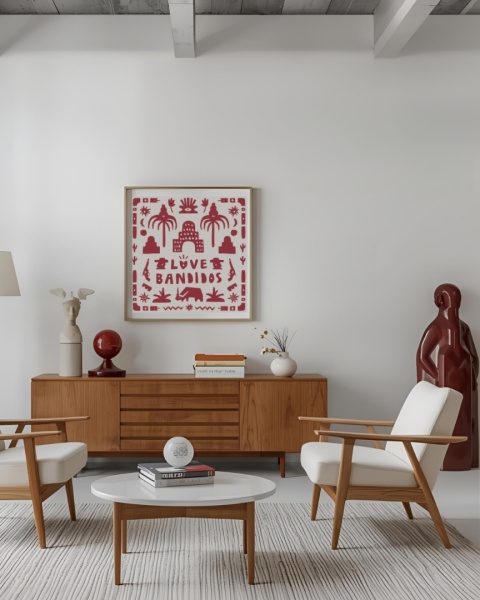 Plakat Love Bandidos (red)