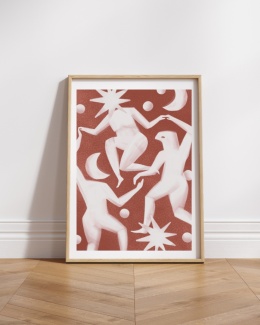 Plakat Taniec (brown)