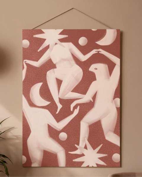 Plakat Taniec (brown)