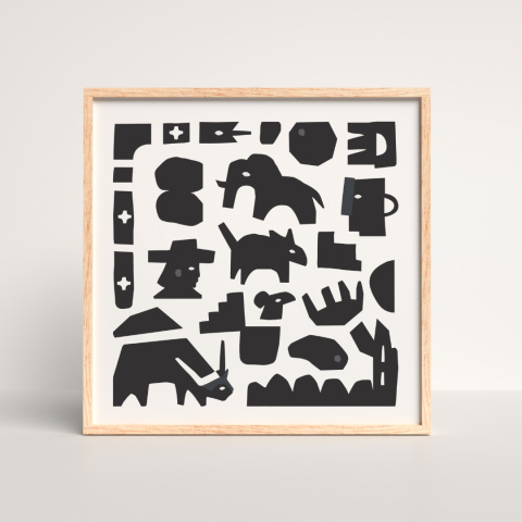 Plakat Tijuana black