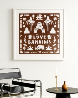 Plakat Love Bandidos (brown)