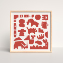 Plakat Tijuana red